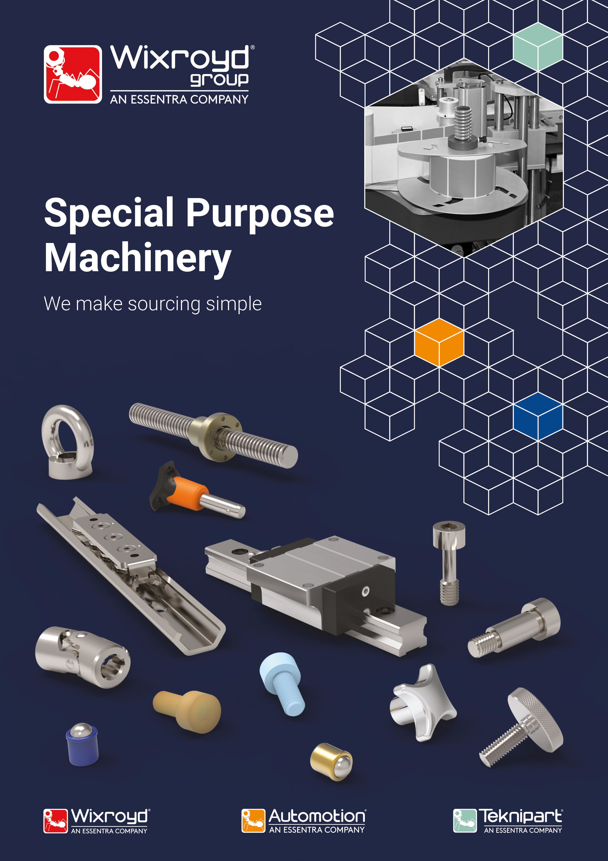 Front cover of Wixroyd and Automotion's Special Purpose Machinery Catalogue